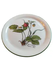 Vorschaubild 1 von Unterteller Walderdbeere Fragaria Vesca Porzellan 10cm Mehrfarbig