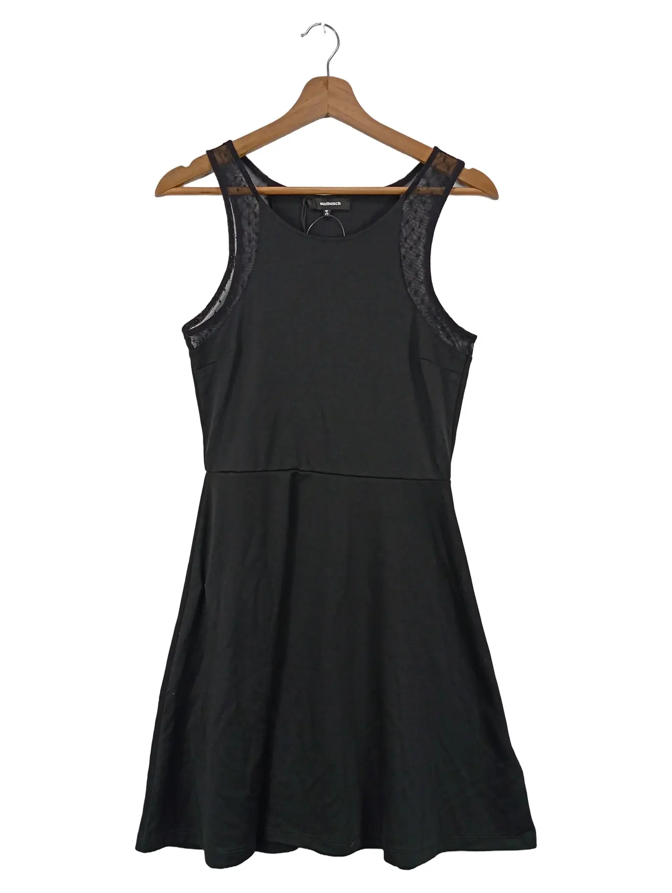 WALBUSCH Damen festliches Kleid Gr. 34/XS Schwarz Elegant Party Midikleid