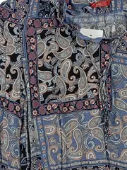 Vorschaubild 3 von EDC Damen Bluse Langarm Paisley Muster Gr. 36/S Mehrfarbig Bohemian