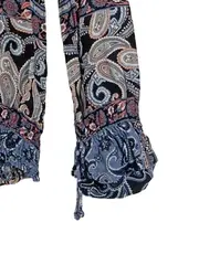 Vorschaubild 4 von EDC Damen Bluse Langarm Paisley Muster Gr. 36/S Mehrfarbig Bohemian