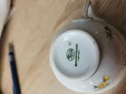 Vorschaubild 3 von Tasse Porzellan Weiß Klassisch Blumenmuster 200ml