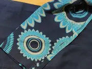 Vorschaubild 4 von Mädchen Langarmshirt Gr. 152 Blau Casual mit Herz-Pailletten