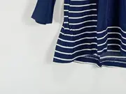 Vorschaubild 3 von Damen Langarmshirt Gr. 36/S Blau Gestreift Maritim