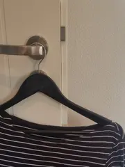 Vorschaubild 5 von Damen Langarmshirt gestreift Gr. 38/M Blau Casual Baumwolle