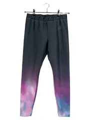 Vorschaubild 1 von Damen Leggings M Schwarz Mehrfarbig Sportlich Farbverlauf Hose