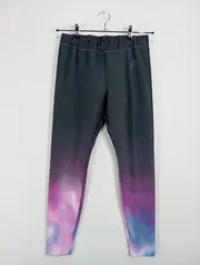 Vorschaubild 2 von Damen Leggings M Schwarz Mehrfarbig Sportlich Farbverlauf Hose