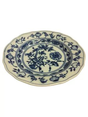 ORIGINAL BOHEMIA ZWIEBELMUSTER Kuchenteller