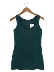 Vorschaubild 1 von Damen Unterhemd Basic Grün Größe M