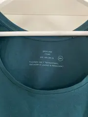 Vorschaubild 2 von Damen Unterhemd Basic Grün Größe M