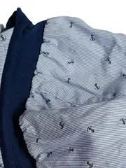Vorschaubild 3 von Baby Mütze Seemann Blau Gestreift Baumwolle Elasthan Kinder