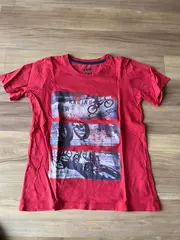 Vorschaubild 3 von Kinder Sport Shirt BMX Racing Crew Gr. 122/128 Orange Baumwolle