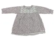 Vorschaubild 1 von Baby Mädchen Langarmshirt Gr. 62 Blumenmuster Spitze Rosa