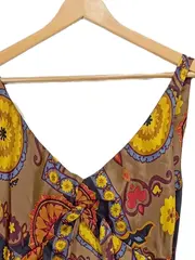 Vorschaubild 5 von Damen Freizeitkleid Bohemian Mehrfarbig Gr. 38 Viskose