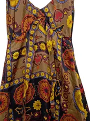 Vorschaubild 3 von Damen Freizeitkleid Bohemian Mehrfarbig Gr. 38 Viskose