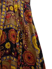 Vorschaubild 6 von Damen Freizeitkleid Bohemian Mehrfarbig Gr. 38 Viskose