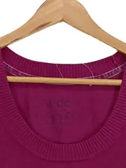 Vorschaubild 3 von Damen Pullover Gr. M Lila Rundhals Langarm Viskose Mix