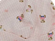 Vorschaubild 3 von Baby Mütze Rosa Teddybären Karo Baumwolle NEU