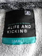 Vorschaubild 6 von Alife and Kickin Damen Sweatjacke Kapuze Freizeit Grau Meliert Gr. 36 S
