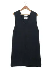 Vorschaubild 1 von Strickkleid Damen Schwarz Gr. L/XL Casual Strick