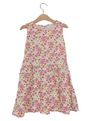 Vorschaubild 1 von DOPO DOPO Blumenkleid Mädchen Gr. 116 Mehrfarbig Sommerkleid Freizeit