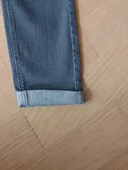 Vorschaubild 4 von Mom Jeans Boyfriend Style Damen Grau Gr. 38 L22 Baumwolle