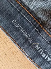 Vorschaubild 5 von Mom Jeans Boyfriend Style Damen Grau Gr. 38 L22 Baumwolle