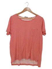 Vorschaubild 1 von Damen T-Shirt Gr. 40/L gestreift rot weiß Casual