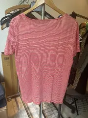 Vorschaubild 4 von Damen T-Shirt Gr. 40/L gestreift rot weiß Casual