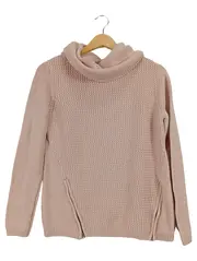 Vorschaubild 1 von Damen Pullover Rollkragen Gr. 38 M Rosa Strickpullover Casual