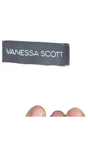 Vorschaubild 2 von Vanessa Scott Damen Pullover Gr. 40 Rosa Schwarz Gestreift Destroyed Zopf