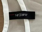 Vorschaubild 4 von Damen Etuikleid Gr. 36/S Beige Elegant Kurzarm