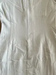 Vorschaubild 3 von Damen Etuikleid Gr. 36/S Beige Elegant Kurzarm