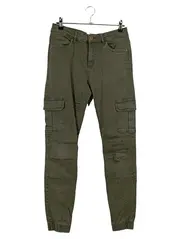 Vorschaubild 1 von Damen Cargohose Oliv Gr. 38 Jogger Freizeithose