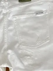 Vorschaubild 2 von Damen Mom Jeans W29 L32 Weiß Casual Relaxed Fit