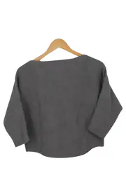 Vorschaubild 2 von Damen Pullover Gr. 32/XS Grau Casual Minimalistisch