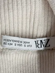Vorschaubild 3 von Damen Pullover Gr. 36/S Beige Casual Basic Rippstrick