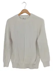Vorschaubild 1 von Damen Pullover Gr. 36/S Beige Casual Basic Rippstrick