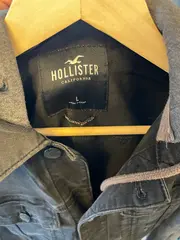 Vorschaubild 5 von Herren Jeansjacke Kapuze Schwarz Gr. 50/L Casual Baumwolle