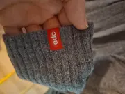 Vorschaubild 3 von EDC Strickkleid Damen Gr. S Grau Zopfmuster Freizeitkleid Baumwolle