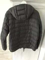 Vorschaubild 3 von Herren Steppjacke Daunenjacke Kapuze Grau Gr. M