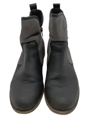 Vorschaubild 2 von Damen Stiefeletten Gr. 38 Grau Leder Wildleder Reißverschluss Casual