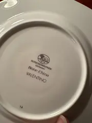 Vorschaubild 3 von Valentino Unterteller Porzellan Weiß 16 cm