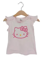 Vorschaubild 1 von Baby T-Shirt Hello Kitty Rosa Gr. 86 Kinder Charmant Rüschen