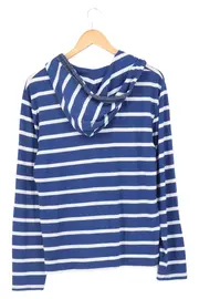 Vorschaubild 2 von Herren Kapuzenpullover Hoodie 46/S Blau Gestreift