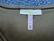 Vorschaubild 3 von Damen T-Shirt Grün Gr. 32/XXS Casual Kurzarm Shirt