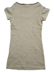 Vorschaubild 2 von Damen T-Shirt Grün Gr. 32/XXS Casual Kurzarm Shirt