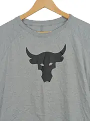 Vorschaubild 2 von Damen Sport Shirt Grau Gr. 38/M Bullen Logo T-Shirt