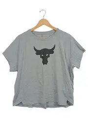 Vorschaubild 1 von Damen Sport Shirt Grau Gr. 38/M Bullen Logo T-Shirt