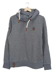 Vorschaubild 1 von Herren Kapuzenpullover Hoodie Gr. M Grau Meliert Sweatshirt