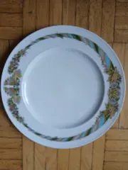 Vorschaubild 2 von Studio-Linie Essteller 21,5 cm Blumenmuster Klassisch Weiß Porzellan